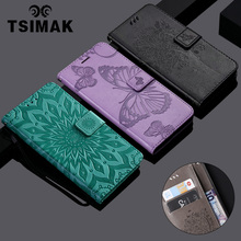 Tsimak cartera caso para OnePlus 3 T 5 T 5 T 6 T 7 Pro Flip de cuero de la PU de la tarjeta funda de bolsillo Capa Coque 2024 - compra barato