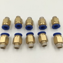 10 Pcs Straight Quick Pneumatic Fittings 4mm x 1/8" PT Male Thread 2024 - buy cheap