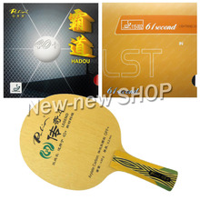 Palio Legend-4 Blade with HADOU 40+ and 61second Lightning DS LST Rubbers for a Racket Long Shakehand FL 2024 - buy cheap