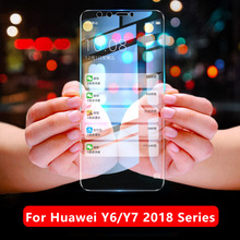 Tempered Glass For Huawei Y6 Y7 Prime 2018 Protective Glas On Huawey Honor Y 6 7 6y 7y Y62018 Y72018 Screen Protector Phone Film 2024 - buy cheap