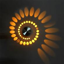 Wall led lamp creative RGB modern light fixture luminous lighting sconce 3W AC85-265V indoor decoration 2024 - buy cheap