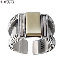 Handmade 925 Silver Man Ring 925 Sterling Silver Punk Ring Pure Silver Male Ring Resizable 2024 - buy cheap