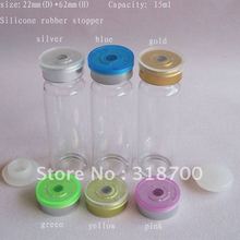 15ml clear glass vial with silicone stopper with flip cap, 10ml glass bottle, cosmetic packging container 2024 - buy cheap