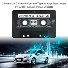 Adaptador de cinta de casetes AUX de 3,5mm para coche, IOS y Android transmisor compatible con teléfono, MP3 y CD 2024 - compra barato