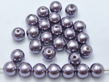 Perlas de imitación de color gris oscuro, abalorios redondos de 10mm, 100 Uds. 2024 - compra barato
