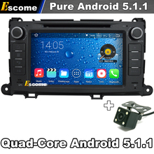 Pure Android 5.1 Car DVD Player For Toyota Sienna 2009 2010 2011 2012 2013 with GPS Car Autoradio Rear View Camera 2024 - buy cheap