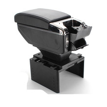 Para asiento León caja de reposabrazos USB carga aumentar doble capa central tienda contenido taza Cenicero accesorios 16-18 2024 - compra barato