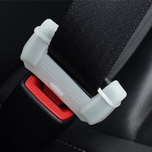 2Pcs Silicon Car Safety Seat Belt Cover Clip Anti-Scratch Seats Belt Buckle Protection For BMW Ford Audi Mercedes Toyota Kia 2024 - buy cheap