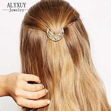 New fashion hairwear gold color moon hairpin hair combs hair sticks barrettes gift forgirl H383 2024 - buy cheap