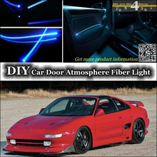 interior Ambient Light Tuning Atmosphere Fiber Optic Band Lights For TOYOTA MR2 Inside Door Panel illumination Not EL light 2024 - buy cheap