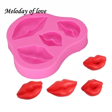 Sexy Lips Silicone Mold Fondant Mould Cake Decorating Tools Chocolate Gumpaste Molds, Sugarcraft, Kitchen Gadgets T1226 2024 - buy cheap