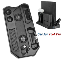 Estación de carga Vertical para PS4 Pro, cargador para Sony Playstation 4 Pro 2024 - compra barato