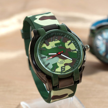 Relógio de pulso feminino, oferta especial de relógio fashion para estudantes camuflado militar esportivo 2024 - compre barato
