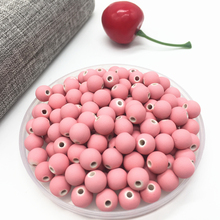 New 50pcs 8mm  Acrylic Beads Spacer Loose Bead For Jewelry Making Accessory Beads DIY Pink 2024 - buy cheap