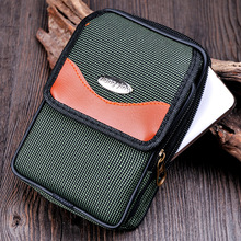 Men Fanny Pack Mobile Phone Bags Waterproof Canvas Zipper Coin Purse Burse Good Quality Bag Waist Bag Packs Casual Man Purses 2024 - buy cheap