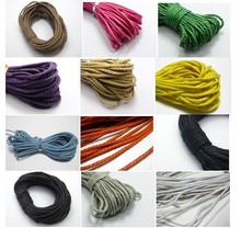 15 Meters  Waxed Cotton Cord String Strap Thread 2mm Jewelry Bracelet diy accessories 2024 - buy cheap