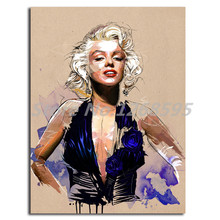 Marilyns monroes ilustrações posters sensuais estrela famosa arte da parede quadros pintura em tela fotos quarto moderno decoração casa 2024 - compre barato