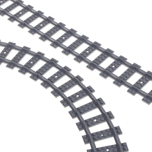 10Pcs/Lot Train City Trains Bricks Model Kids Toys Set Track Rail Straight & Curved Rails Building Blocks 2024 - buy cheap