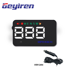Geyiren-sistema de navegação para autos, velocímetro, gps, digital, alerta de velocidade 2024 - compre barato