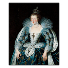 Pintura de diamante 5D DIY de la famosa pintora Rubens, "Anna de Austria", bordado de diamantes cuadrados/redondos, imagen de diamantes de imitación 2024 - compra barato