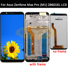 ЖК-дисплей 5,99 дюймов для Asus ZenFone Max Pro ( M1 ) ZB601KL ZB602KL, сенсорная панель, стекло, экран с дигитайзером в сборе + рамка, оригинал 2024 - купить недорого