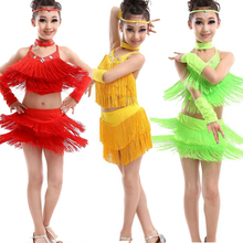 Modern Girl Latin Dance Dress For Girls Samba Dress Ballroom Dancing Dress Girl Competition Dancewear Kids Kid Dance Costumes 2024 - buy cheap