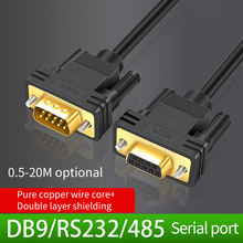 Чистый медный DB9 Серийный кабель промышленного класса RS232 шнур мужчин и женщин 9 Pin 485 прямая затычка с крестом провода 2024 - купить недорого