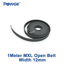 Натяжной ремень POWGE MXL, ширина 12 мм, шаг 2,032 мм, из неопрена с стекловолокном, MXL, 1 метр 2024 - купить недорого