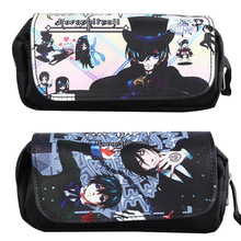 IVYYE-bolsas de cosméticos de Anime Butler, estuche escolar con cremallera de PU, almacenamiento de bolígrafos, bolsa de gran capacidad, papelería, nuevo 2024 - compra barato