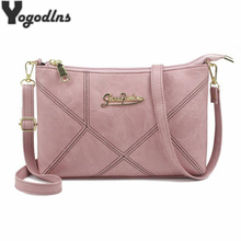 Bolsos de cuero de estilo retro para mujer, bolsas de hombro tipo bandolera, cuero artificial, pequeñas, en 4 franjas de colores, estilo mensajero 2024 - compra barato