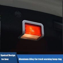 YUNC алюминиевый сплав AMG Стайлинг автомобиль грузовик предупреждающая лампа украшение для Mercedes-Benz C180L C200L C260L C300L GLC200 GLC260 GLC300 2024 - купить недорого