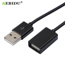 kebidu Newest USB Extension Cable 2.0 A Male to Female Connector Adapter Data Extender Charge Extra Cable For PC Laptop Computer 2024 - buy cheap