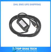 Высококачественный PLC кабель для Mitsubishi FX/USB-SC09-FX FX1S FX1N FX2N USB к RS422 адаптер для MELSEC FX PLC 10 шт DHL EMS UPS 2024 - купить недорого