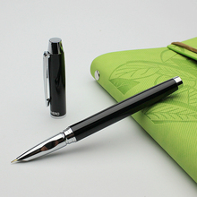 Высококачественная металлическая шариковая ручка, черная 0,7 мм, роскошные роликовые ручки для деловых подарков, канцелярские принадлежности для офиса и школы 2024 - купить недорого