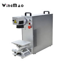 20w 30w fiber laser Small Stainless Steel Fiber Laser Marking Engraving Machine 2024 - buy cheap