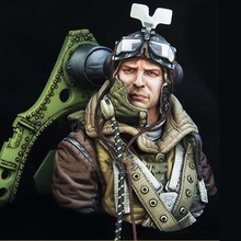 1/10 Scale Resin Bust WWII British pilot 2024 - buy cheap