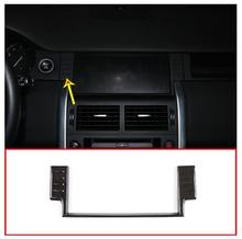 Black Wood Grain ABS 10 inches Navigation Decoration Frame Trim For Land Rover Discovery Sport 2015-2019 Accessories 2024 - buy cheap