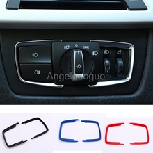 Angelguoguo Автомобильная фара переключатель кнопка крышка рамка наклейка подходит для BMW 3 серии/4 серии/1 серии X5 X6 2024 - купить недорого