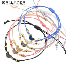 WELLMORE-Pulseras de lunares para mujer, joyería de pie para fiesta, venta al por mayor, envío directo 2024 - compra barato