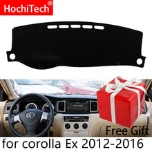 Для Toyota Corolla EX 2012-2016 правый и левый руль приборной панели автомобиля чехлы коврик тент подушка коврик ковры аксессуары 2024 - купить недорого