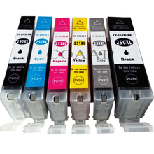 6 Pack Compatible ink Cartridge For CANON PIXMA MG6320 MG7120 iP8720 MG7520 printer with Chip full ink pgi250 cli251 GY 2024 - buy cheap