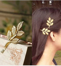 New Fashion Wedding Hair Accessories Olive Branches Leaves Beautiful Bride Hairpin Side Folder Jewelry Headbands For Women 2024 - buy cheap