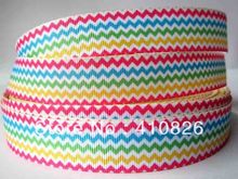 Q&N ribbon wholesale/OEM 7/8inch 22mm Rainbow Printed Grosgrain Ribbon 50yds/roll Free Shipping 2024 - buy cheap