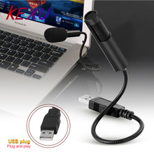 KEXU Professional PC Microphone Condenser Mic Set USB Plug for YouTube Facebook Live Stream Broadcasting Recording Gaming 2024 - buy cheap