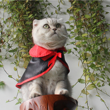 Cão de estimação gato roupas traje capas halloween gato manto vestir-se ano novo animal de estimação traje manto roupas de natal transporte da gota 2024 - compre barato