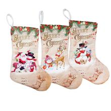 Christmas Decorations Santa Claus Snowman Elk Socks Stocking Gift Bag Candy Tree Hanging Ornaments New Year navidad 2019 2024 - buy cheap