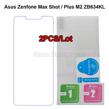 2PCS For Asus Zenfone Max Shot ZB634KL / Max Plus (M2) ZB634KL Tempered Glass Screen Protector Phone Film  For Asus Zenfone Max 2024 - buy cheap