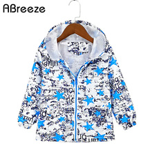 Abreeze New chldren's Hoodies 1-7Y Summer Autumn Jackets For boys&girls Casual Mesh Style Hooded Kids Outerwear Coats CQ01 2024 - buy cheap