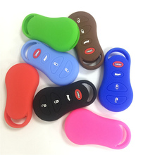 Silicone rubber car key Case Cover For Chrysler 300M Concorde Sebring LHS FOR Dodge Viper StratusTransmitter 4 Buttons car key 2024 - buy cheap