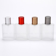12pcs 30ml 1oz Frosted Glass Perfume Bottle Fragrance Parfum Atomizer With Aluminum Sprayer Grey Cap 2024 - buy cheap